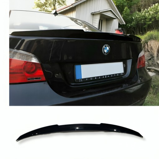 0123412 - Элерон спойлер BMW E60 M4 LOOK черный глянец