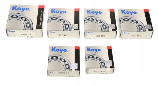 10651 - Комплект подшипников двигателя MZ ETZ 150 Koyo C3