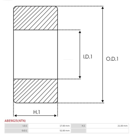 ABE9025 - Подшипник AS-PL ABE9025(NTN)