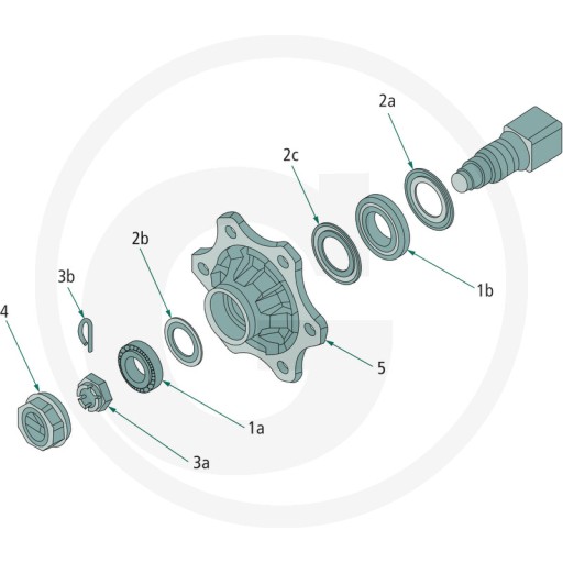 9RCNA - Подшипник ступицы подходит: ADR 9RCNA ADR.