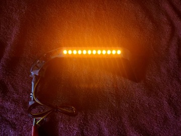 Світлодіодні хромовані дзеркала Blade chopper custom Harley