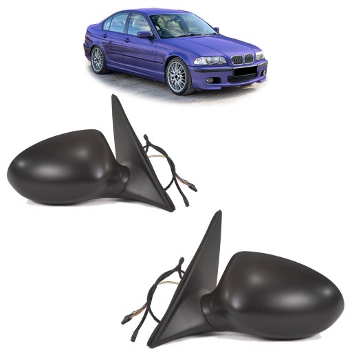 Дзеркала для BMW 3 (E46) Sedan 1998 - 2005 M3 style