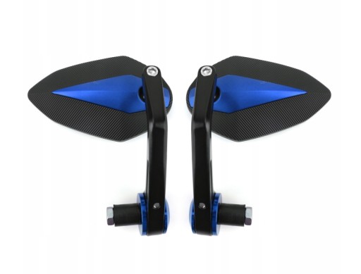 M529-A118-Black - 22 мм мотоциклетні дзеркала заднього виду для Ducati Monster 696