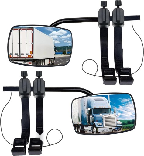 Автомобільне дзеркало Caravan, комплект 2 дзеркала, універсальне