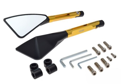 GMOTO-337061 - Універсальне золоте дзеркало, CNC тюнінг Hebe