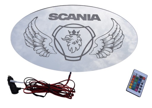 RGB LED дзеркало SCANIA TIR