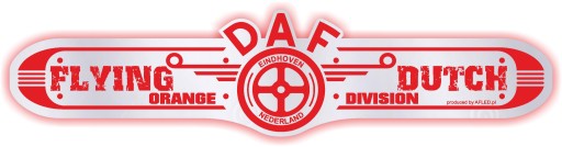 Зеркало LED TIR DAF Long 100x25 с подсветкой 24V