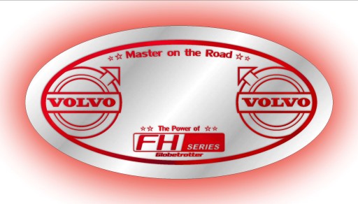 Зеркало Сид, Вольво 24В МДП с подсветкой светящийся