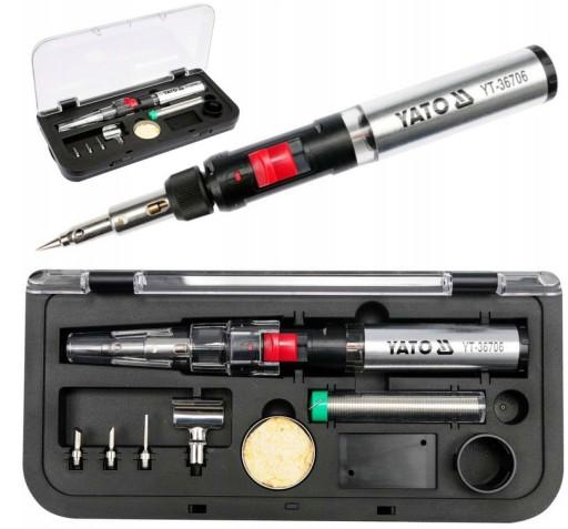 Газовый паяльник Yato YT-36706 мощностью 125 Вт