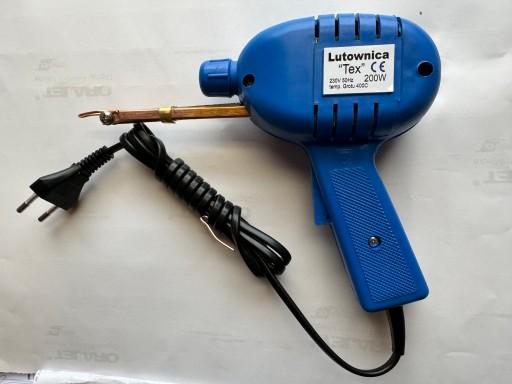 Паяльник-трансформатор Tex 200W, СИНІЙ