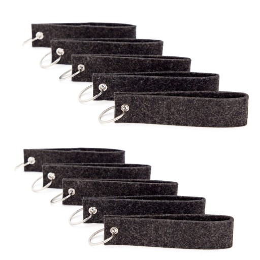 Luxflair Фетровий брелок темно-сірий в