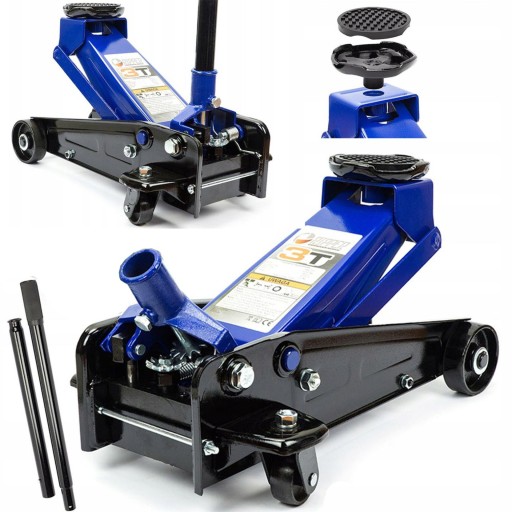 M80237 Домкрат низькопрофільний 3T ŻABA 3-тонний автомобільний домкрат