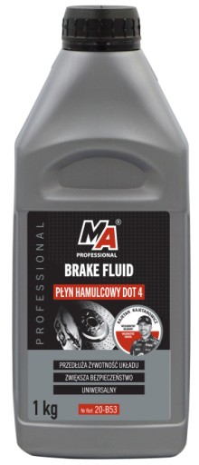 МА PROFESSIONAL-BRAKE FLUID-ГАЛЬМІВНА РІДИНА DOT 4-1KG