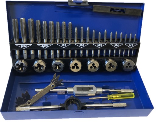 MAGMA Мітчики і плашки набір M3-M12 32 elem