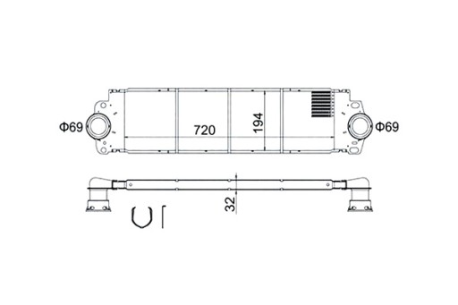 351319204200 - MAGNETI MARELLI ИНТЕРКУЛЕР ВПУСКНОЙ ВОЗДУШНЫЙ ОХЛАДИТЕЛЬ VW