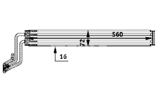 48 000P - Масляный радиатор MAHLE AUDI Q7 VW TOUAREG 2.5 D-3.6 01.03-08.15