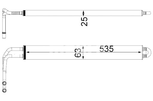 100 000P - Масляный радиатор MAHLE BMW 5 F10 6 F12 6 F13 6 GRAN COUPE F06 4.4