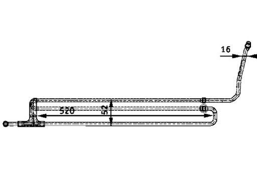 44 000P - Масляный радиатор MAHLE BMW 7 E65 E66 E67 3.0-6.0 07.01-08.08