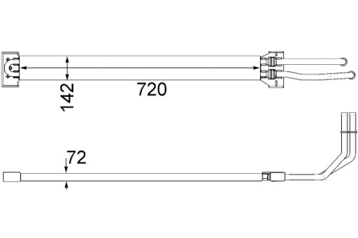 109 000P - МАСЛООХОЛОДЖУВАЧ MAHLE PORSCHE CAYENNE VW TOUAREG 3.0D-4.8 02/07-