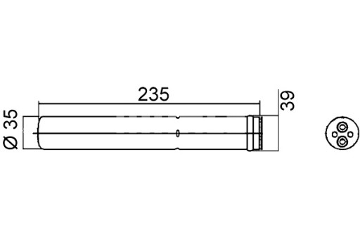 259 000P - КОНДИЦИОНЕР MAHLE-ОСУШИТЕЛЬ DAIHATSU CUORE VI CUORE VII MATERIA