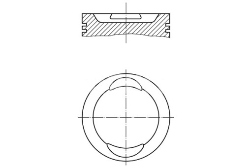 009 41 00 - MAHLE PISTON 70 8 STD FIAT BRAVA BRAVO I DOBLO DOBLO МИНИВЭН MAREA