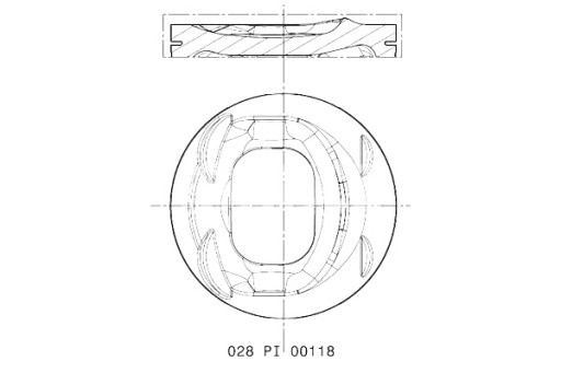 028 00118 - MAHLE ПОРШЕНЬ 76 51 STD AUDI A1 A3 SEAT ALTEA ALTEA XL LEON TOLEDO III