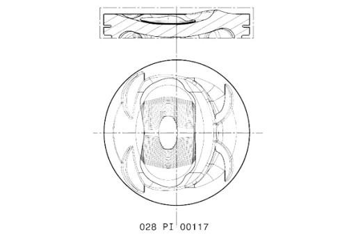 028 00117 - ПОРШЕНЬ MAHLE 76 51 STD SEAT ALHAMBRA IBIZA IV IBIZA IV SC IBIZA IV ST