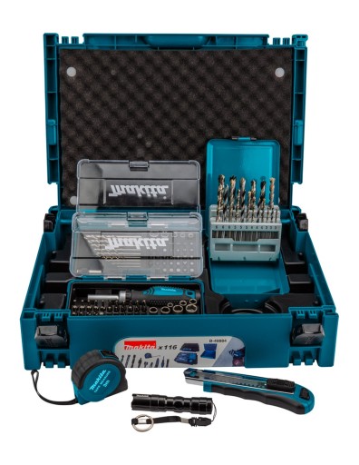MAKITA B-49884 НАБОР ИНСТРУМЕНТОВ Биты Дрели Трещоточные головки в Makpac