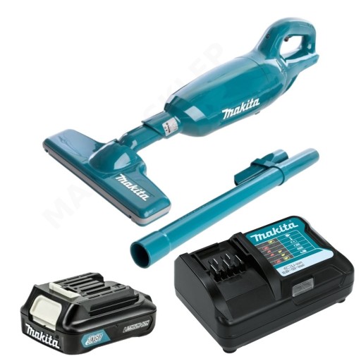 MAKITA CL106FD вертикальний пилосос SET акумулятор 1.5Ah + зарядний пристрій 12V