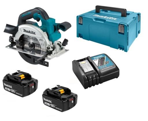 Пила циркулярна MAKITA DHS660RTJ 165мм 18В 2x5Ah