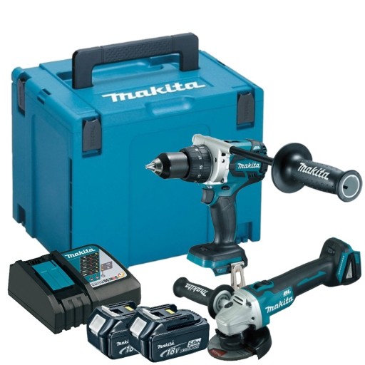 ОТВЕРТКА MAKITA DLX2284J1 DDF485 + DGA504 18В