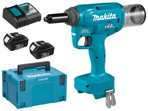 Заклепальник MAKITA DRV150RFJ 2.4-4.8mm 18V 2x3.0Ah