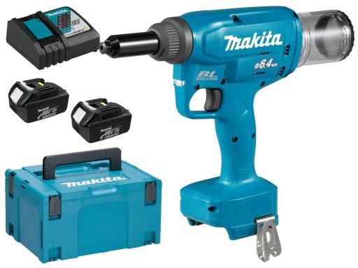 Заклепочник MAKITA DRV250RFJ 4,8-6,4мм 18В 2х3,0Ач