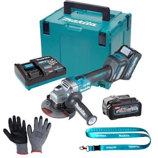 MAKITA GA029GM201 КУТОВА ШЛІФУВАЛЬНА МАШИНА 125 ММ БЕЗЩІТОЧНА 40 В XGT 3000 – 8500