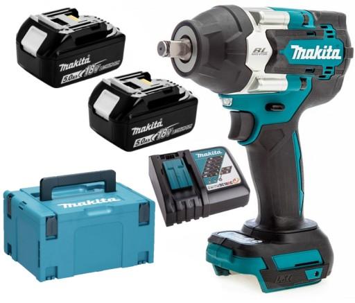 УДАРНЫЙ КЛЮЧ MAKITA 18 В 1/2 дюйма 700 Нм 2x5,0 Ач КОРПУС MAKPAC DTW700RTJ