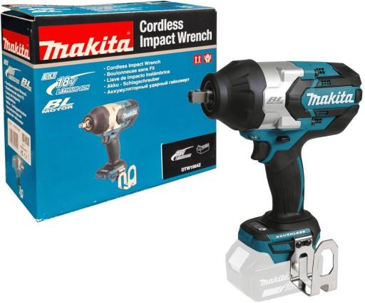 MAKITA Аккумуляторный ударный гайковерт 1/2 дюйма 18 В 1050 Нм Бесщеточный DTW1004Z