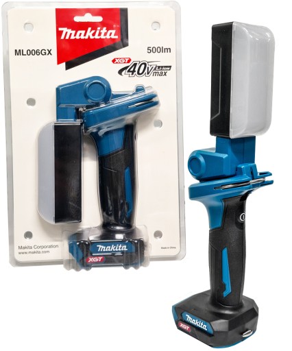 АКУМУЛЯТОРНА СВІТЛОДІОДНА ЛАМПА MAKITA 40В + РОЗСІЮВАЛЬНИК XGT 500лм ML006GX