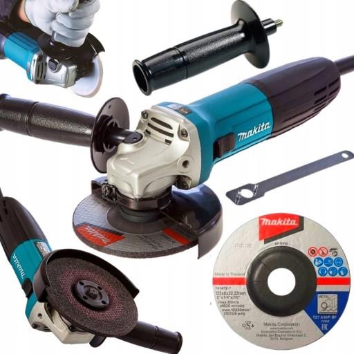 MAKITA POWERFUL Кутова шліфувальна машина 125мм 720Вт повільний старт GA5030R + диск