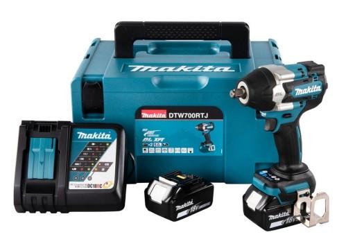 АКУМУЛЯТОРНИЙ УДАРНИЙ КЛЮЧ MAKITA STRONG 18V 700 Nm ЗАРЯДНИЙ ПРИСТРІЙ 5.0Ah