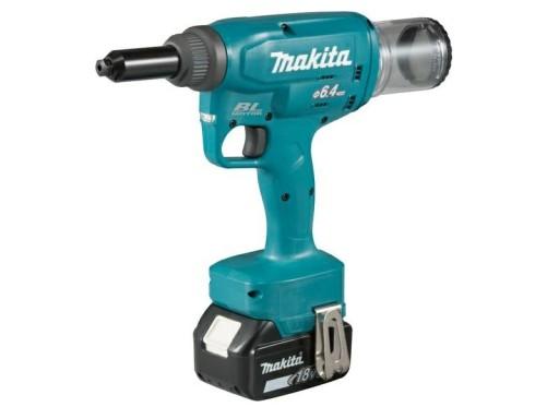 КЛЕПАЛЬНИК MAKITA 18V ​​2x3.0Ah MAKPAC 4.8 - 6.4mm DR