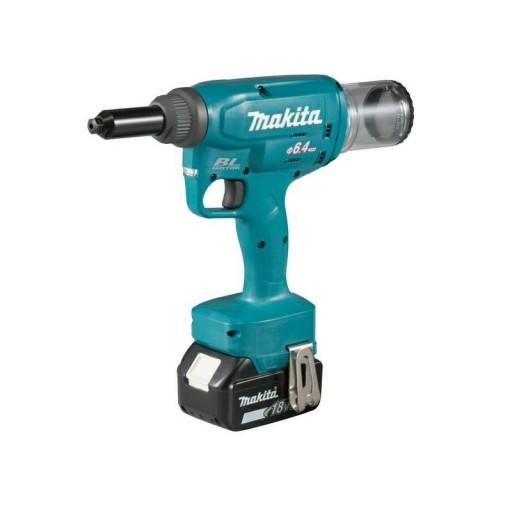 КЛЕПАЛЬНИЙ ПІСТОЛЕТ MAKITA 18V 2x3.0Ah MAKPAC 4.8 - 6.4mm