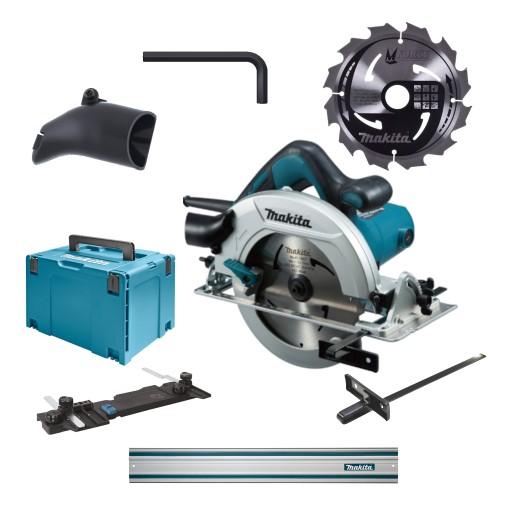 MAKITA ПИЛА 190ММ HS7601J РЕЙКА 1М ПЕРЕХОДНИК