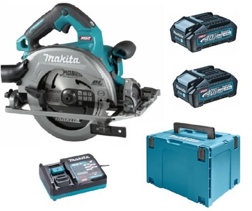 ЦИРКУЛЯРНА ПИЛА MAKITA 40Vmax XGT 2x4.0Ah 190mm HS004GM202