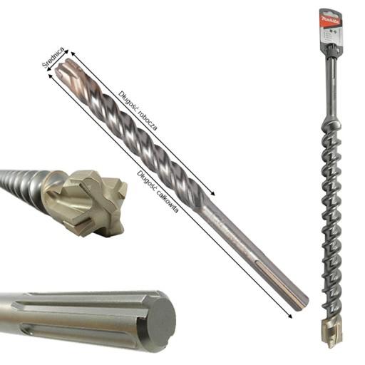 MAKITA Сверло по железобетону SDS-max 50x570 мм Nemesis B-42896
