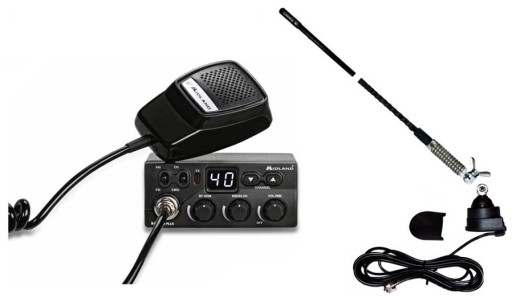 РАДИОПРИЕМНИК CB MIDLAND M-ZERO + АНТЕННА SIRIO
