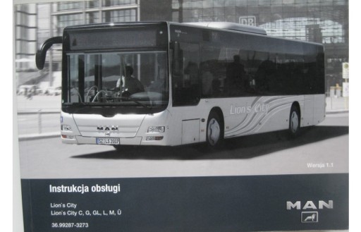 MAN Lion's City C, G, GL, L, M книга обслуживания RU