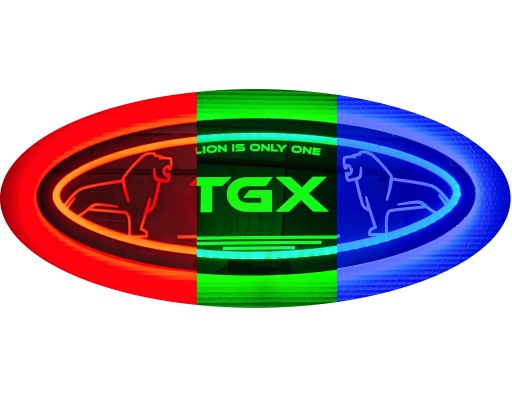 Дзеркало MAN TGX LED, логотип на задній стінці, над ліжком M03-RGB