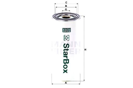 MANN-FILTER МАСЛЯНЫЙ ФИЛЬТР BOGE