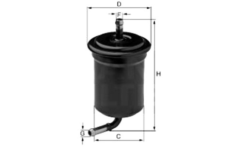 5017 - MANN-FILTER паливний фільтр BMW 2 G42 G87 3 G20 G80 G28 3 G21 3 G21 G81