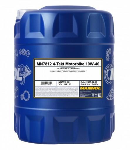 MANNOL MANNOL OIL 10W40 20L MOTORBIKE 4T ESTER TE